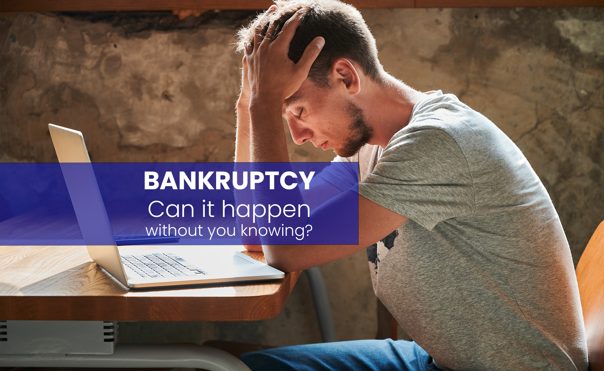  It may sound unlikely that you could be made bankrupt without you knowing anything about it. However, not only is it possible, but we also actually get a significant number of enquiries from people asking what they can do about it. 